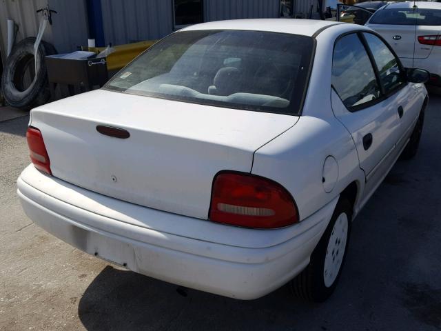 1B3ES47C0WD712244 - 1998 DODGE NEON HIGHL WHITE photo 4