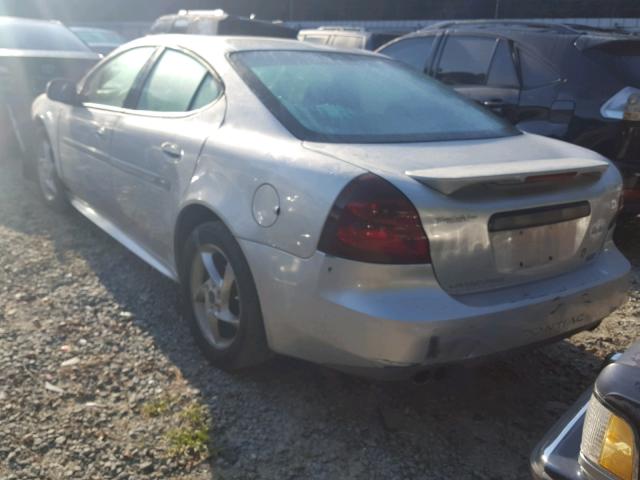 2G2WR524341336270 - 2004 PONTIAC GRAND PRIX SILVER photo 3