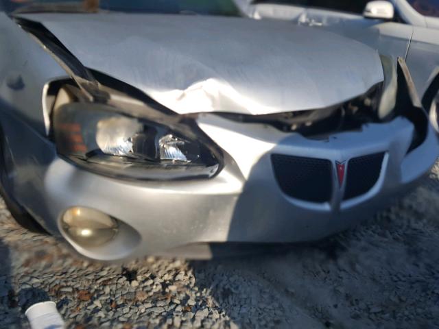 2G2WR524341336270 - 2004 PONTIAC GRAND PRIX SILVER photo 9