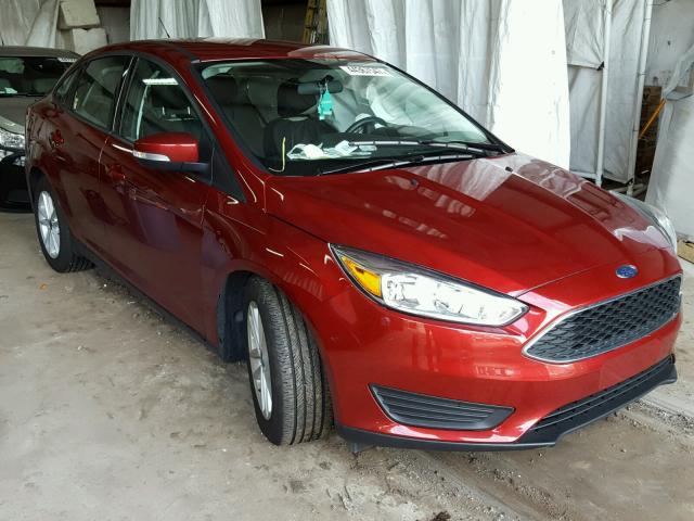 1FADP3F21GL393612 - 2016 FORD FOCUS SE RED photo 1
