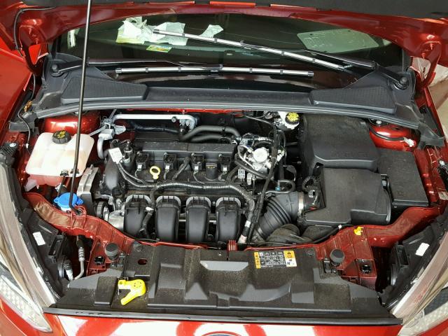 1FADP3F21GL393612 - 2016 FORD FOCUS SE RED photo 7