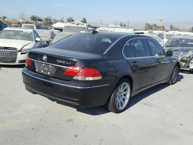 WBAHN83546DT26019 - 2006 BMW 750 LI BLACK photo 4