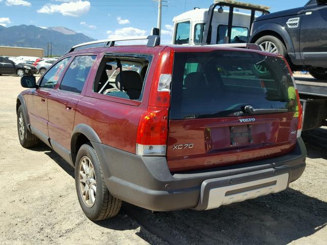 YV4SZ592371267294 - 2007 VOLVO XC70 MAROON photo 3