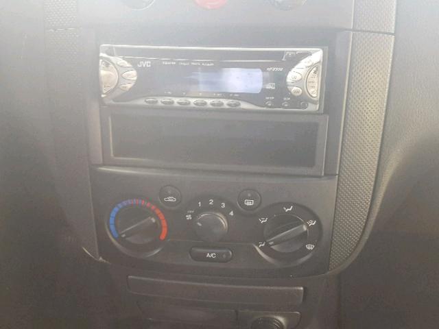 KL1TD56606B625321 - 2006 CHEVROLET AVEO BASE Czerwony zdjęcie 9