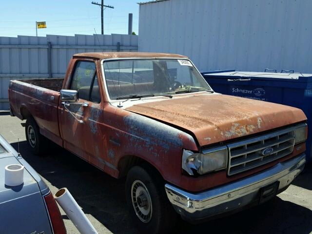 1FTDF15Y7JNB39423 - 1988 FORD F150 RED photo 1