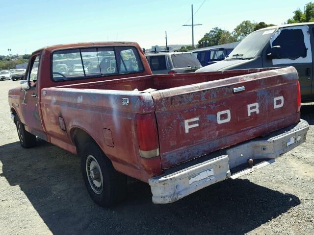 1FTDF15Y7JNB39423 - 1988 FORD F150 RED photo 3