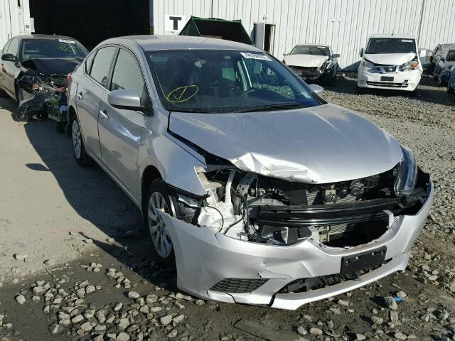 3N1AB7AP3HL669531 - 2017 NISSAN SENTRA SILVER photo 1