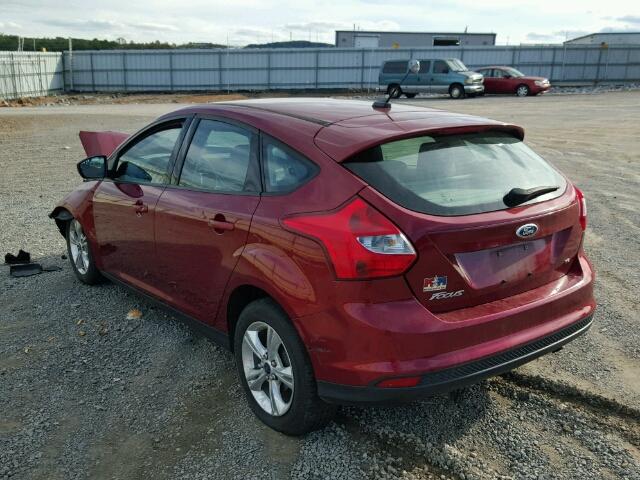 1FADP3K27EL334129 - 2014 FORD FOCUS SE RED photo 3