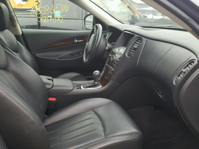 JNKAJ09F08M350448 - 2008 INFINITI EX35 BASE BLUE photo 5