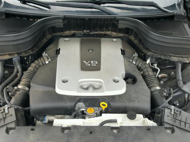 JNKAJ09F08M350448 - 2008 INFINITI EX35 BASE BLUE photo 7