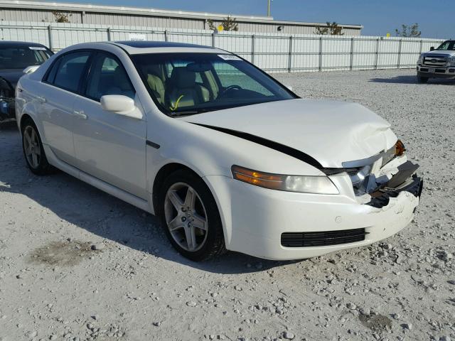 19UUA66205A073835 - 2005 ACURA TL WHITE photo 1