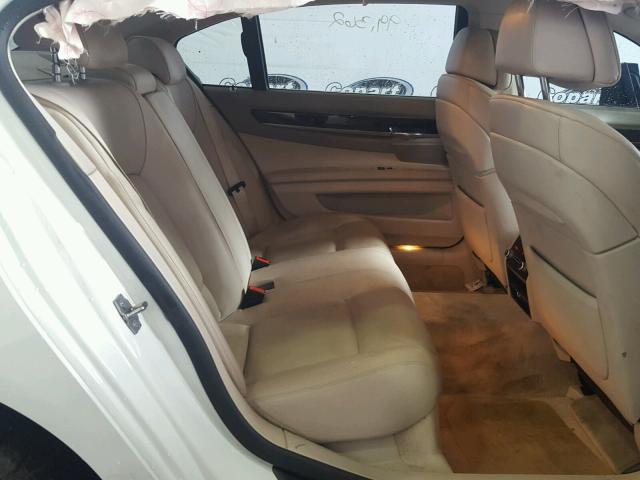 WBAKB83599CY61680 - 2009 BMW 750 WHITE photo 6