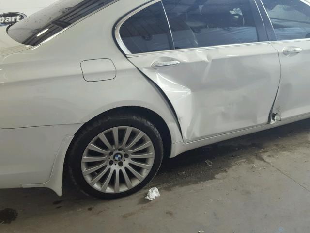 WBAKB83599CY61680 - 2009 BMW 750 WHITE photo 9