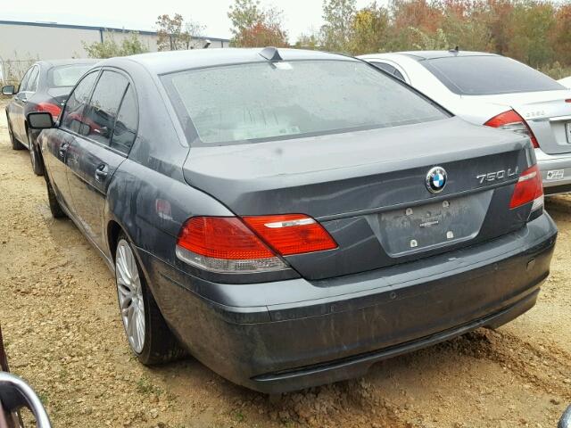 WBAHN83598DT87319 - 2008 BMW 750 LI BLACK photo 3