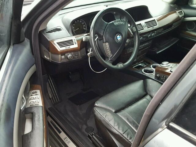 WBAHN83598DT87319 - 2008 BMW 750 LI BLACK photo 9