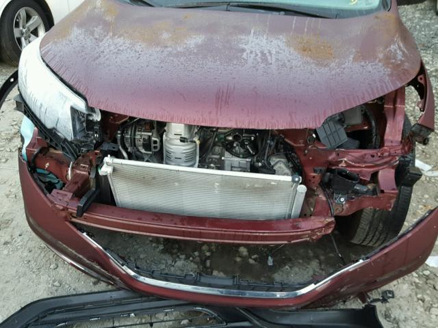 2HKRM4H59GH660456 - 2016 HONDA CR-V EX BURGUNDY photo 9