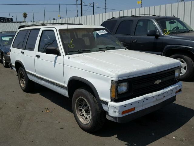 1GNCS13Z1M2325037 - 1991 CHEVROLET BLAZER S10 WHITE photo 1