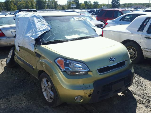 KNDJT2A25A7030708 - 2010 KIA SOUL +/!/S GREEN photo 1