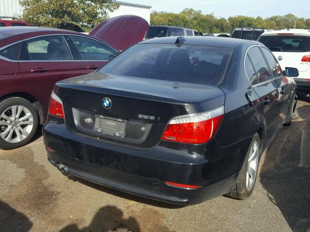 WBANU53538CT02047 - 2008 BMW 528 I BLACK photo 4