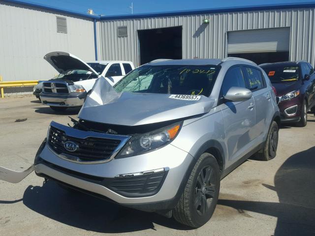 KNDPB3A27C7229717 - 2012 KIA SPORTAGE SILVER photo 2