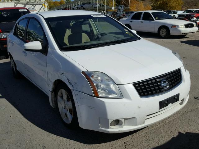 3N1AB61E08L760491 - 2008 NISSAN SENTRA WHITE photo 1