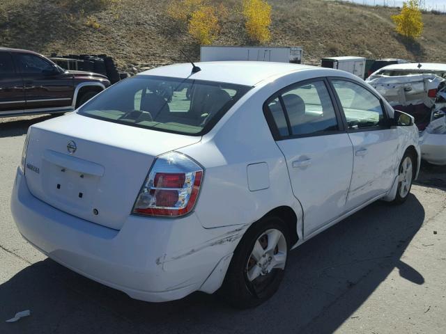 3N1AB61E08L760491 - 2008 NISSAN SENTRA WHITE photo 4