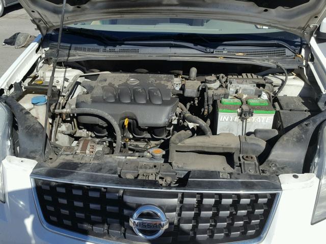 3N1AB61E08L760491 - 2008 NISSAN SENTRA WHITE photo 7