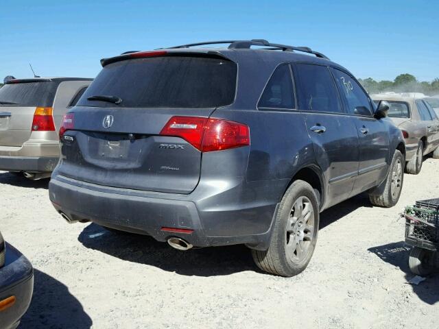 2HNYD28348H519944 - 2008 ACURA MDX TECHNO CHARCOAL photo 4