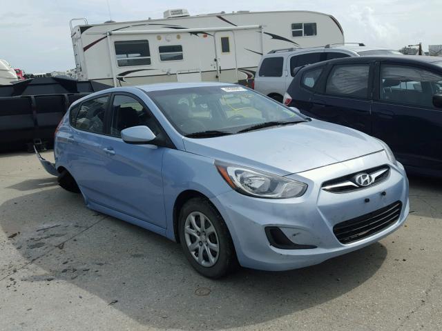 KMHCT5AE7EU157385 - 2014 HYUNDAI ACCENT GLS BLUE photo 1