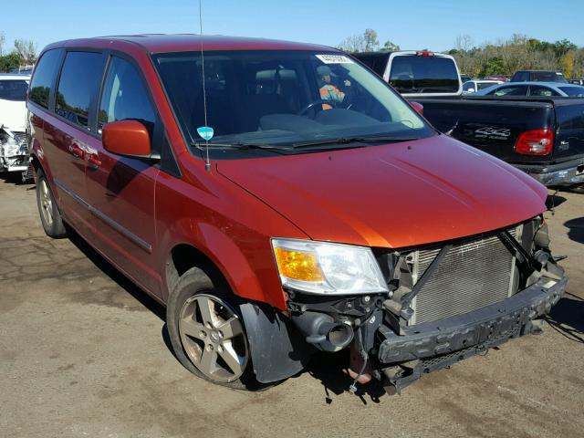 2D8HN54P38R741870 - 2008 DODGE GRAND CARA ORANGE photo 1