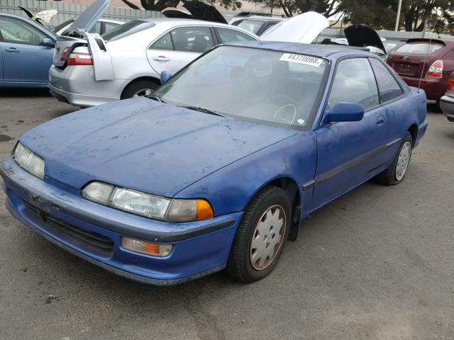 JH4DA9449PS027498 - 1993 ACURA INTEGRA RS BLUE photo 2