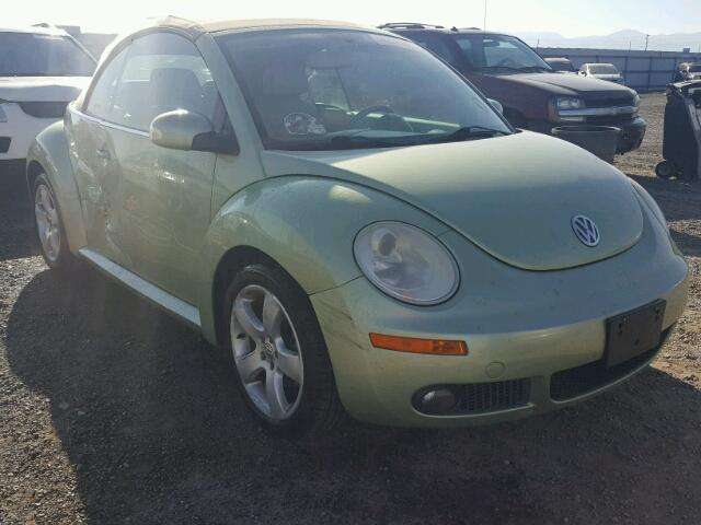 3VWSF31Y37M400250 - 2007 VOLKSWAGEN NEW BEETLE Yaşıl foto 1