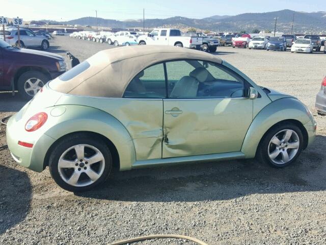 3VWSF31Y37M400250 - 2007 VOLKSWAGEN NEW BEETLE Yaşıl foto 9