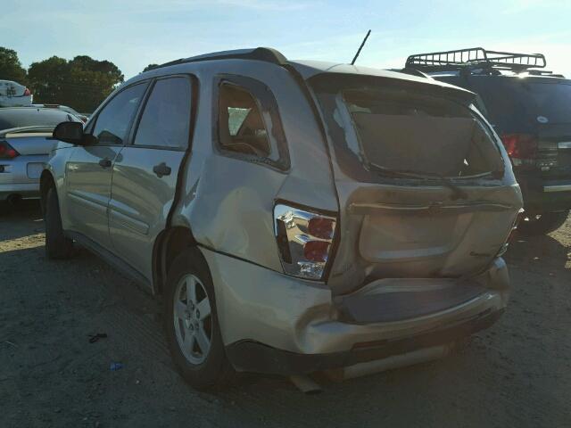 2CNDL13F396211157 - 2009 CHEVROLET EQUINOX TAN photo 3