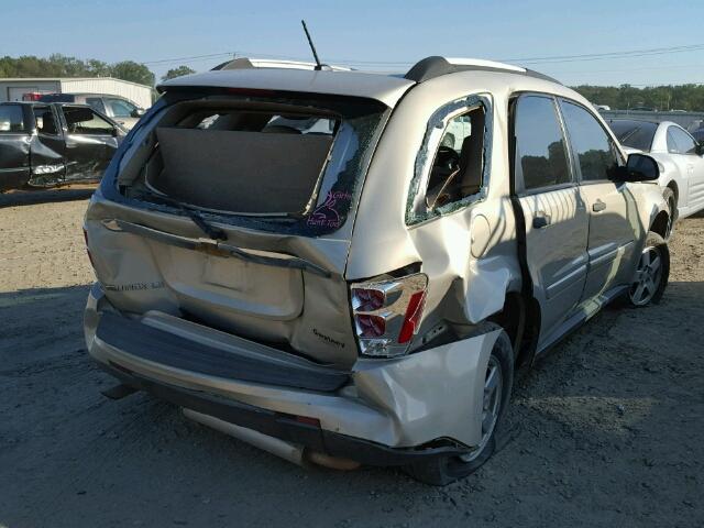 2CNDL13F396211157 - 2009 CHEVROLET EQUINOX TAN photo 4