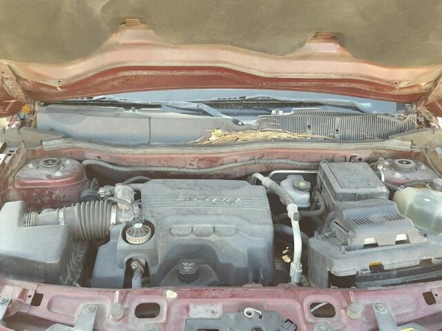 2CNDL33F386002074 - 2008 CHEVROLET EQUINOX BURGUNDY photo 7