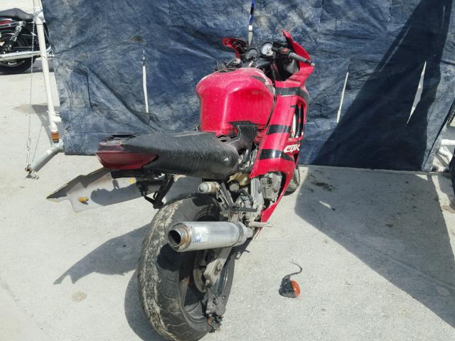 JH2PC2504WM702194 - 1998 HONDA CBR600 F3 RED photo 4