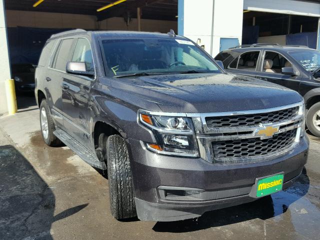 1GNSCAKC4HR350372 - 2017 CHEVROLET TAHOE C150 CHARCOAL photo 1