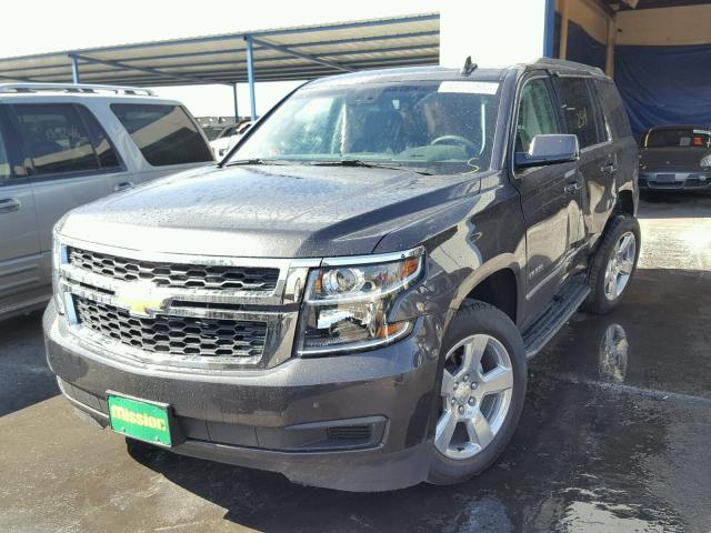 1GNSCAKC4HR350372 - 2017 CHEVROLET TAHOE C150 CHARCOAL photo 2