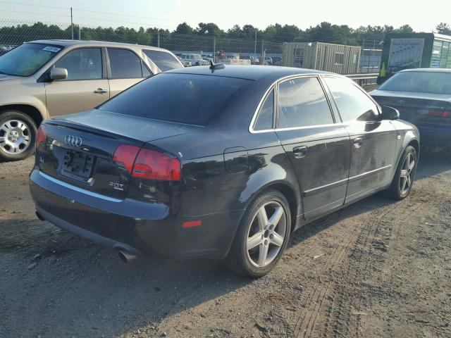 WAUDF68E75A461116 - 2005 AUDI A4 2.0T QU BLACK photo 4