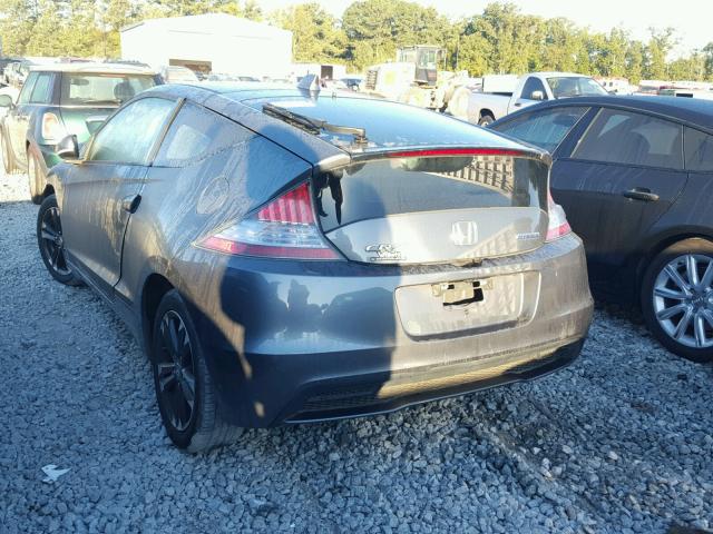 JHMZF1D42ES001279 - 2014 HONDA CR-Z GREEN photo 3