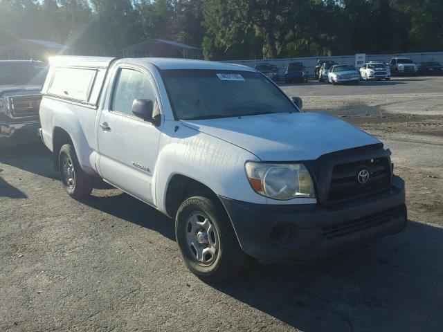 5TENX22N47Z323970 - 2007 TOYOTA TACOMA WHITE photo 1