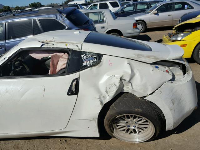 JN1AZ4EH1AM506790 - 2010 NISSAN 370Z WHITE photo 10