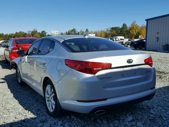 5XXGN4A75CG058191 - 2012 KIA OPTIMA EX SILVER photo 3