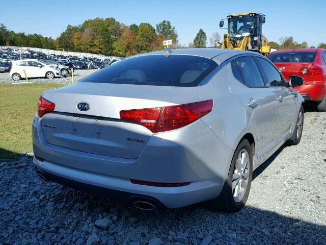 5XXGN4A75CG058191 - 2012 KIA OPTIMA EX SILVER photo 4