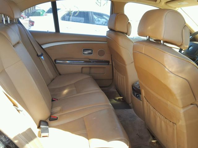 WBAHL83516DT06803 - 2006 BMW 750 I BLACK photo 6