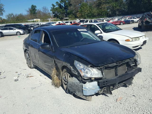 JNKBV61E08M212469 - 2008 INFINITI G35 BLACK photo 1