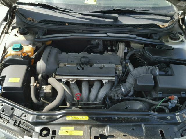 YV1RS61T542392068 - 2004 VOLVO S60 SILVER photo 7