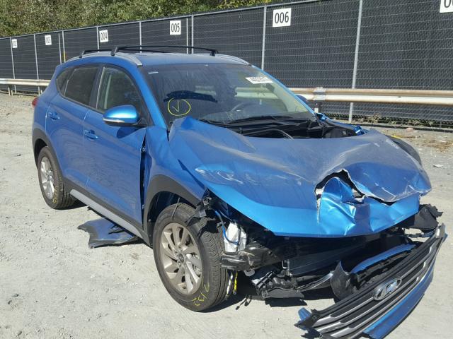 KM8J33A41HU531660 - 2017 HYUNDAI TUCSON LIM BLUE photo 1