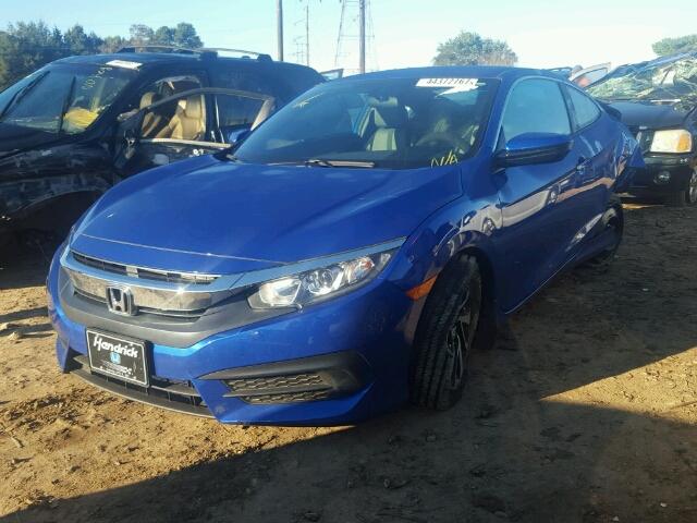 2HGFC4B52HH305171 - 2017 HONDA CIVIC LX BLUE photo 2